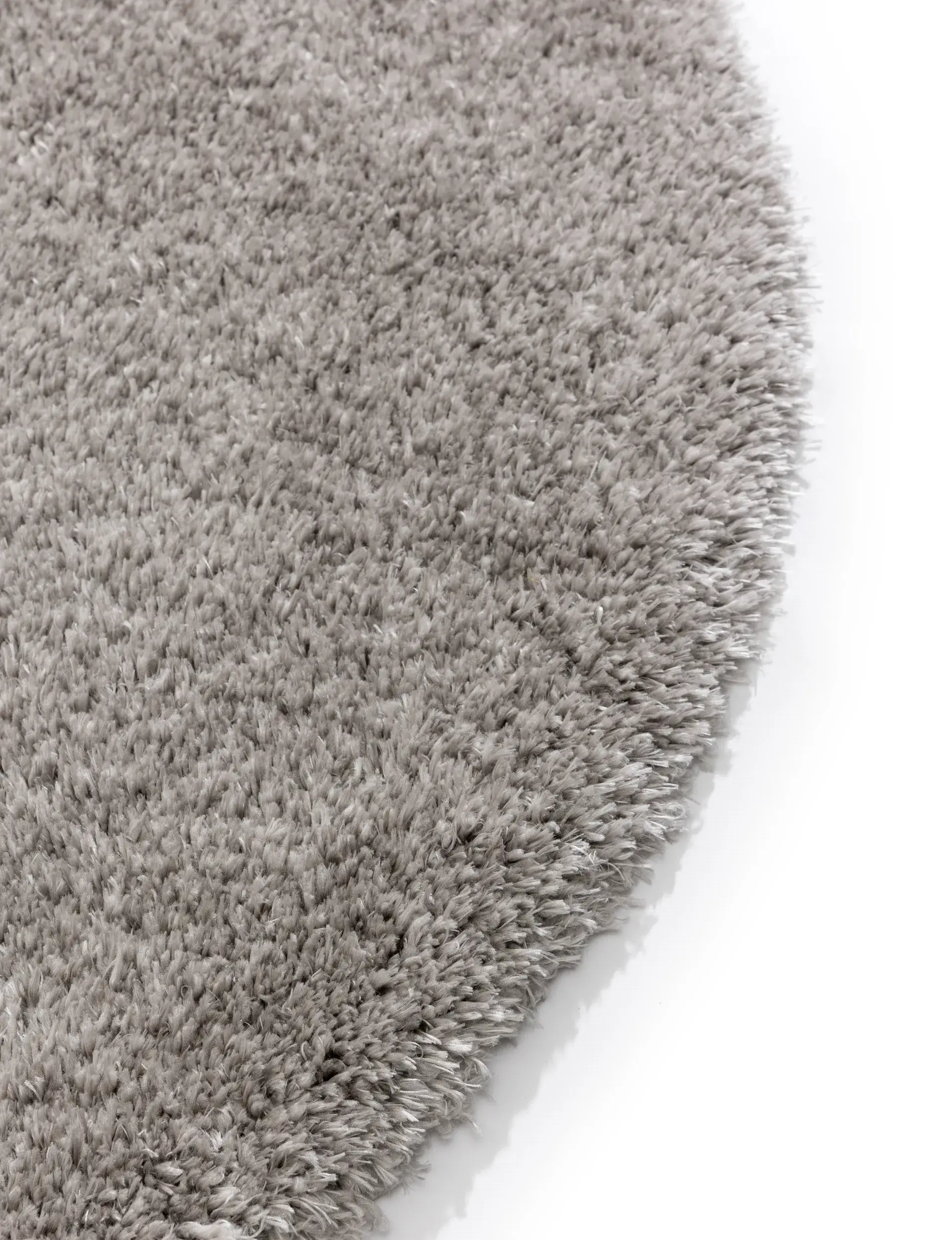 Teppich aus 100% Polyester in Grau mit 100% Polyester hohem Flor von benuta Pop