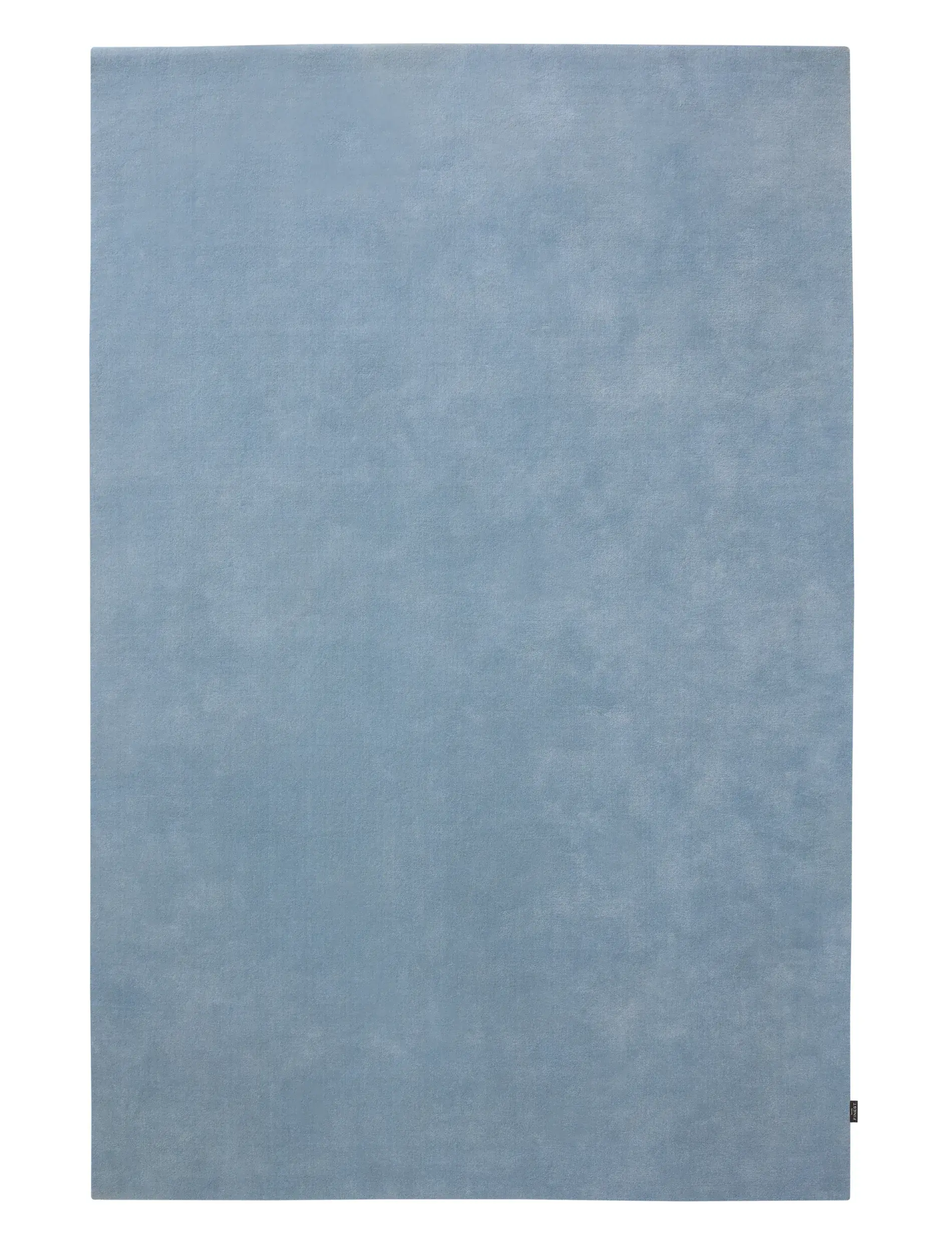 Teppich Mono aus 100% Baumwolle in Blau von benuta