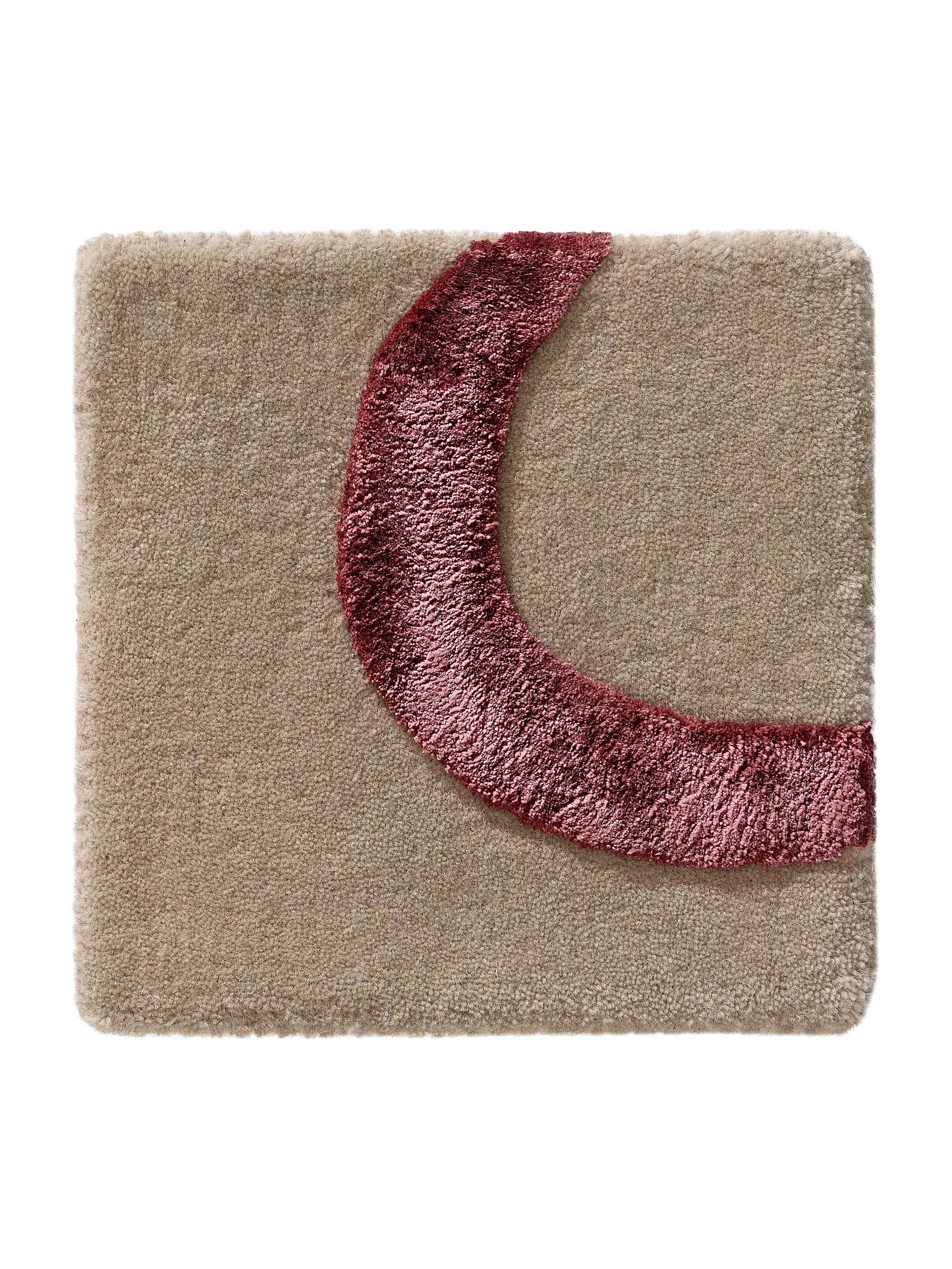 Teppe av 75% Wolle, 25% Lyocell (Tencel™) i Beige med 75% Wolle, 25% Lyocell (Tencel™) høy lugg fra benuta Finest