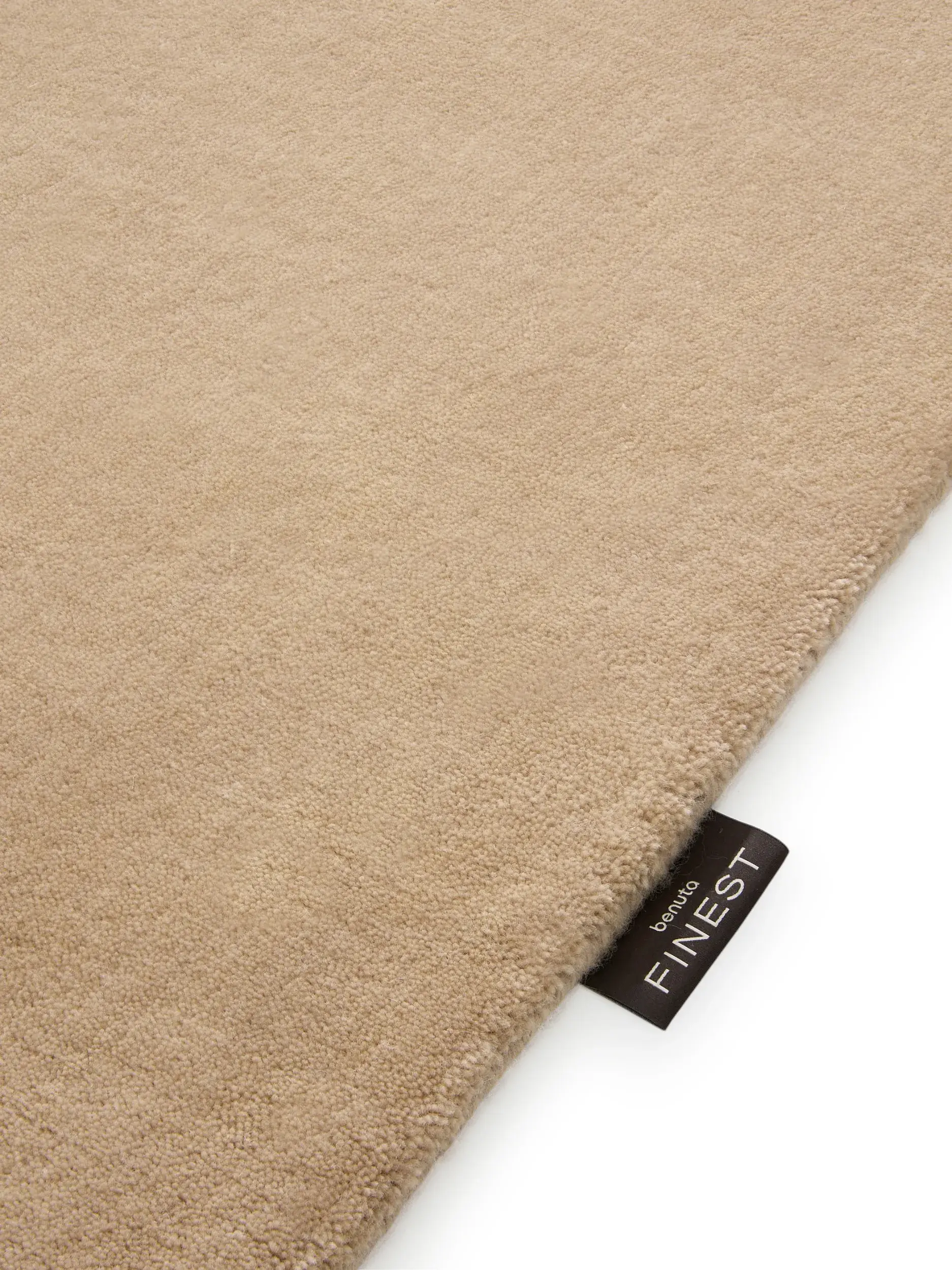 Teppich Mono aus 100% Baumwolle in Beige von benuta