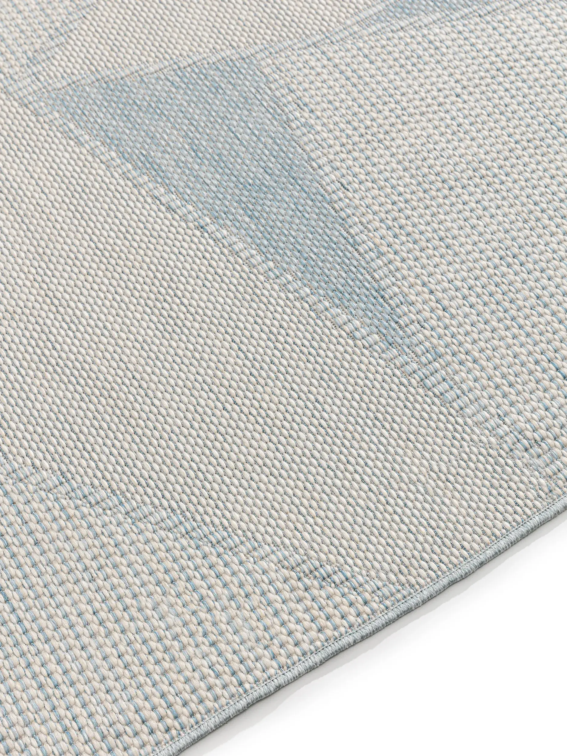 Rug made of 100% Polypropylen in Blue with a 100% Polypropylen high pile by benuta Nest