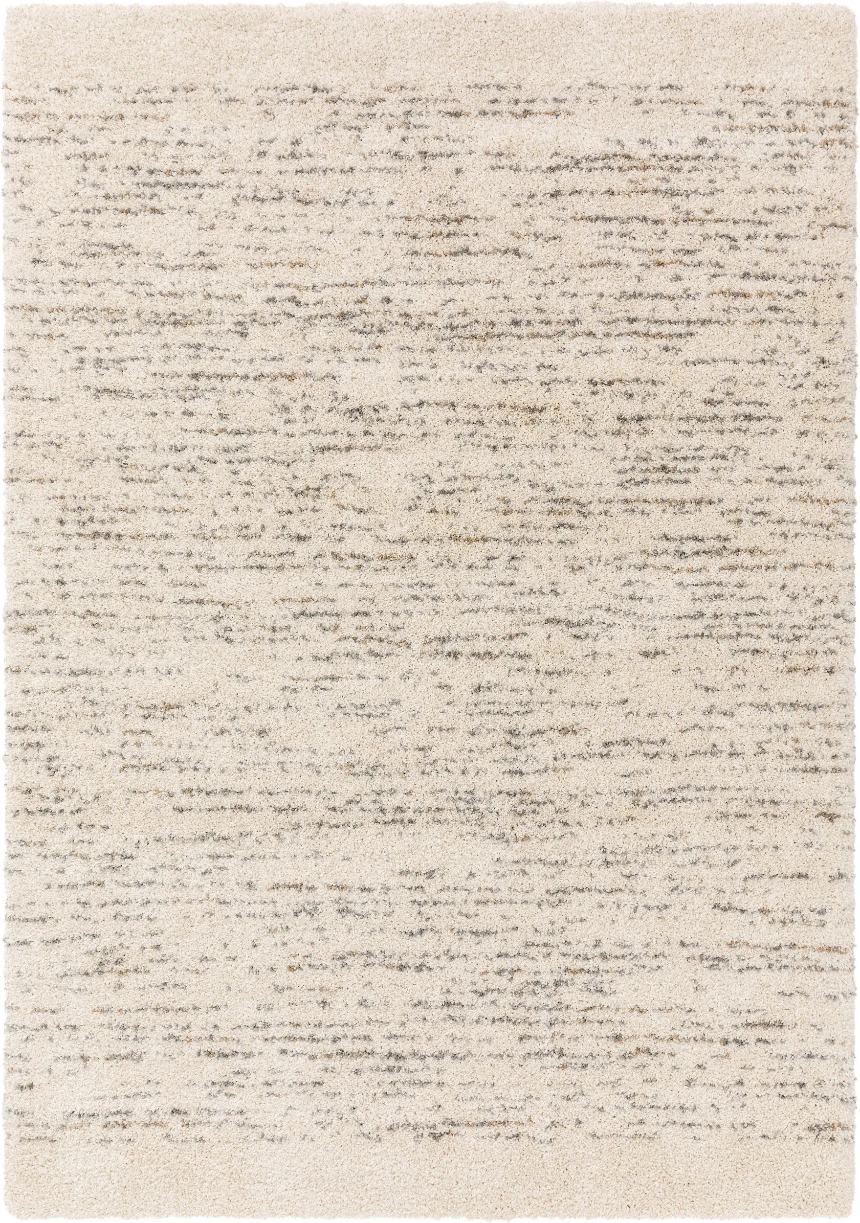 Rug made of 100% Polypropylen in Beige with a 100% Polypropylen high pile by benuta Nest