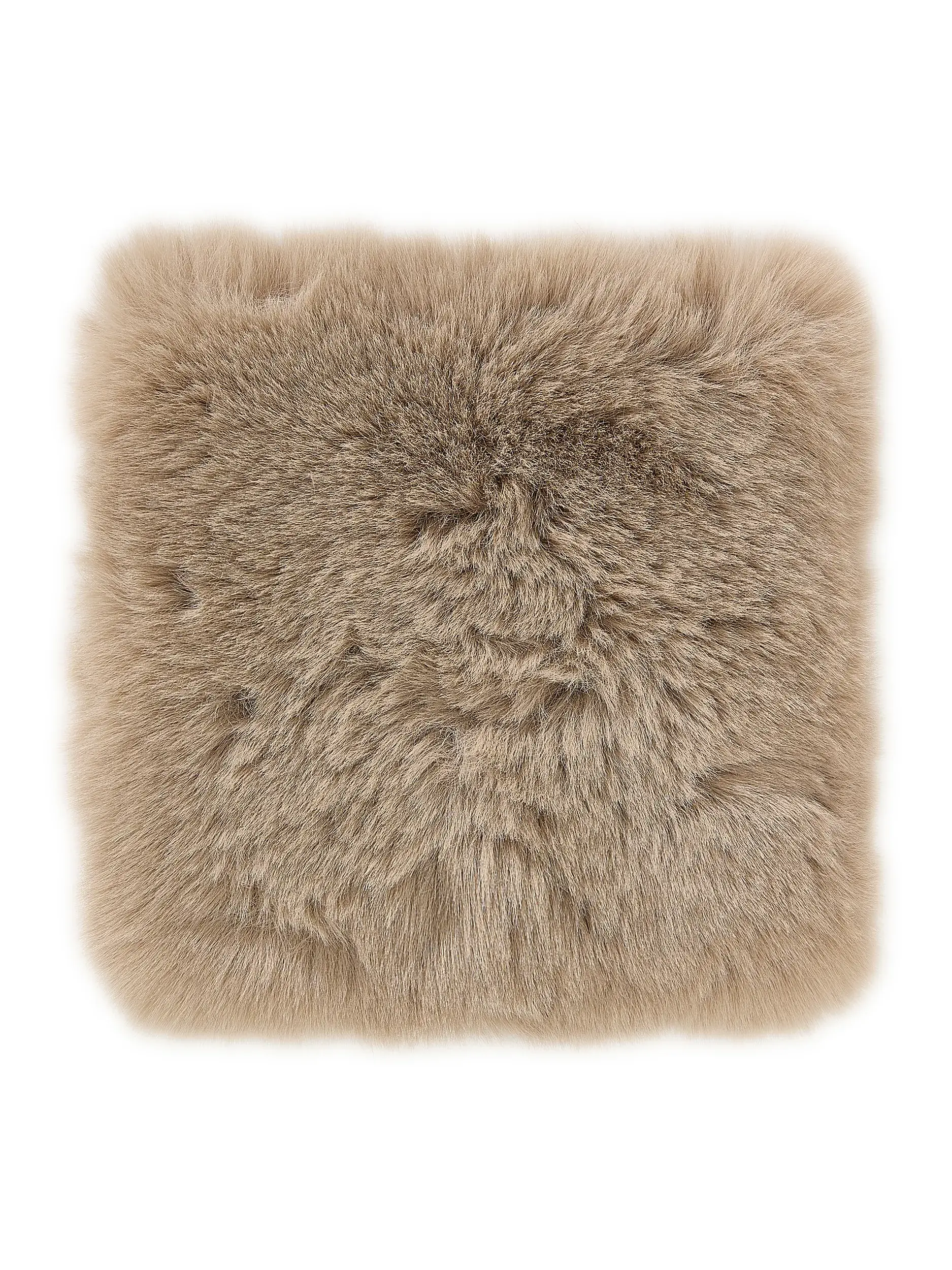 Teppe Lux av 100% Polyester i Taupe fra benuta Finest