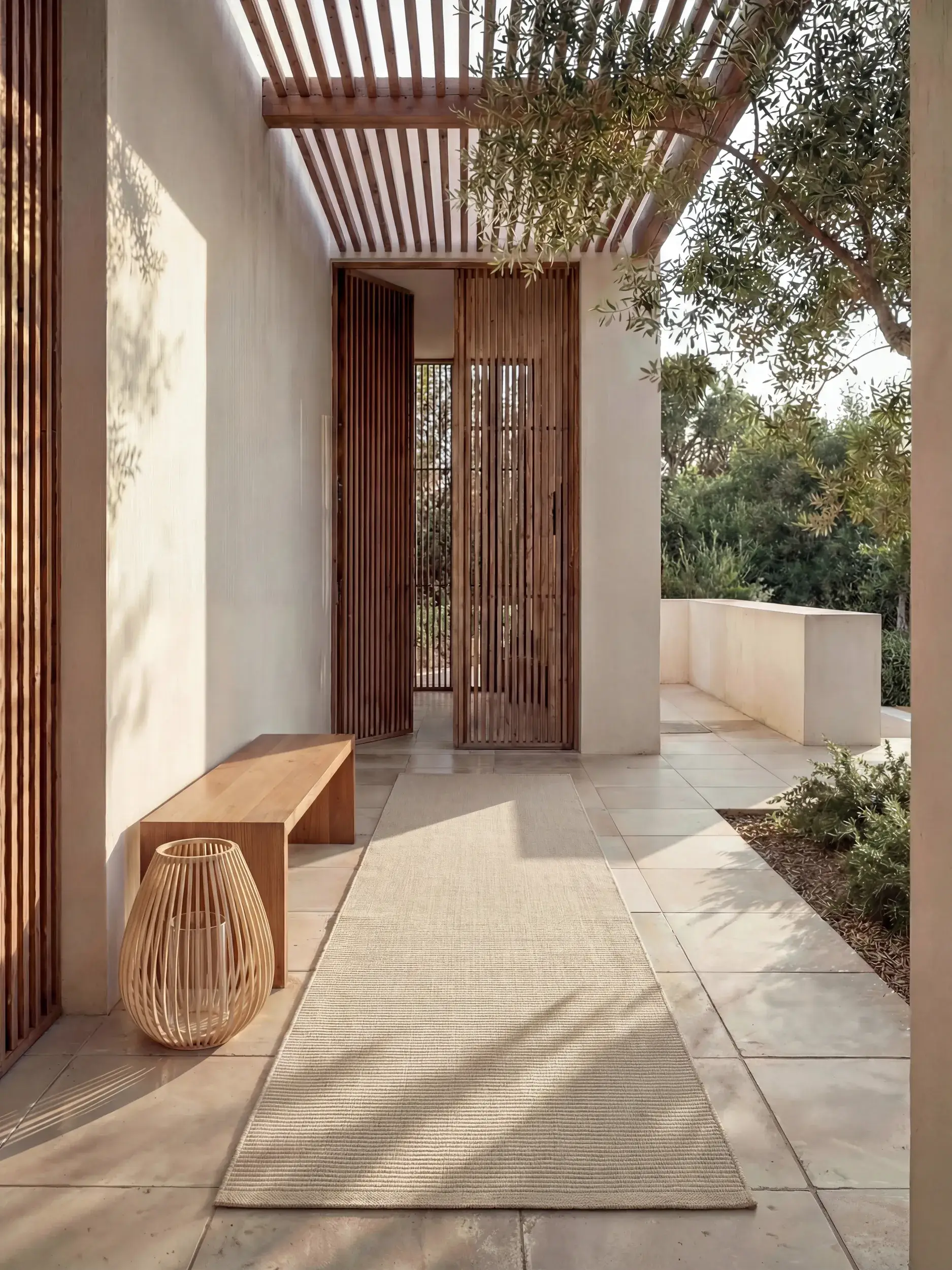 Teppich Arvea aus 100% Polyester (recyceltes PET) in  von benuta Pure