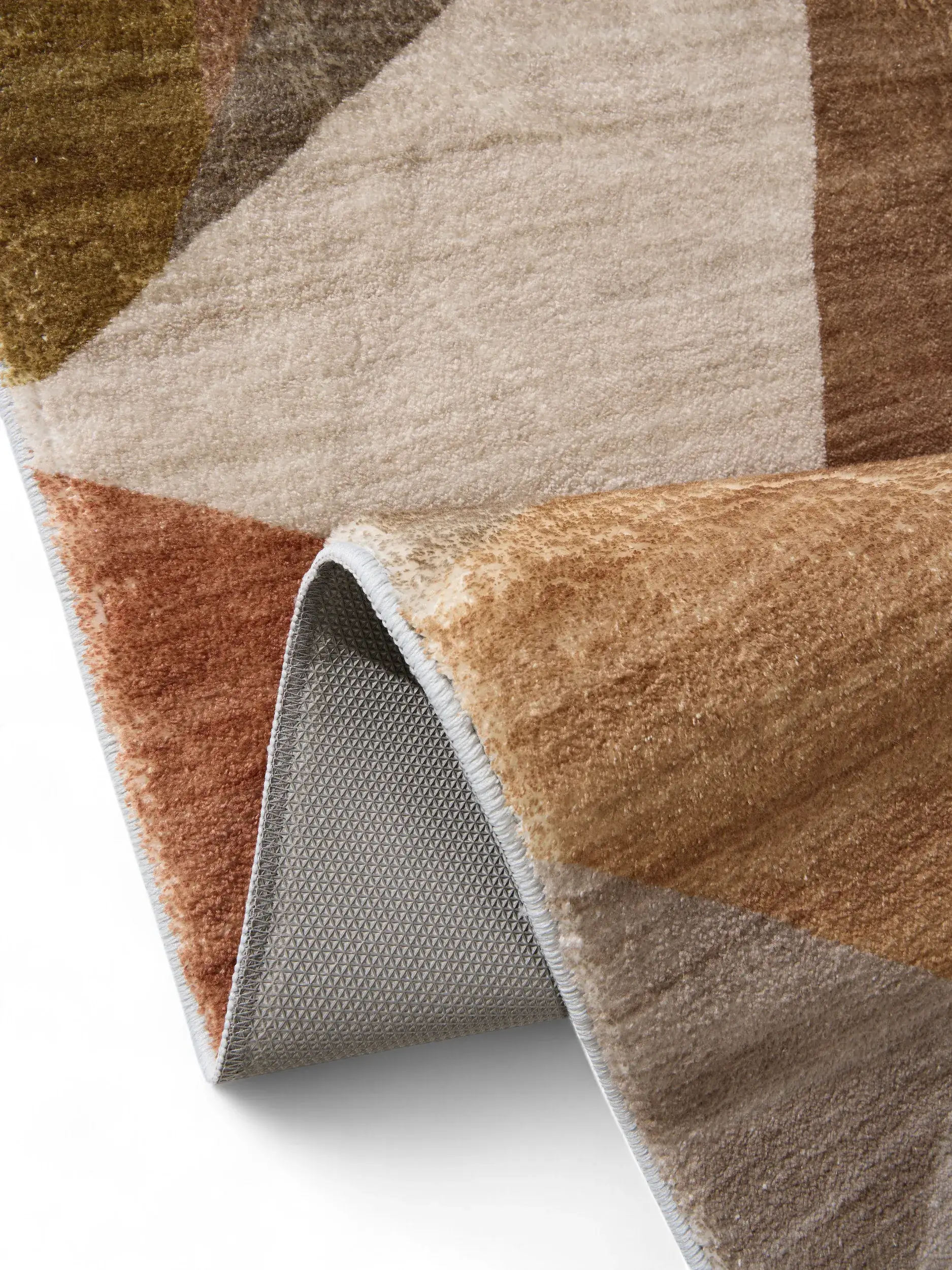 Teppich aus 100% Polyester in Multicolor mit 100% Polyester hohem Flor von benuta Pop