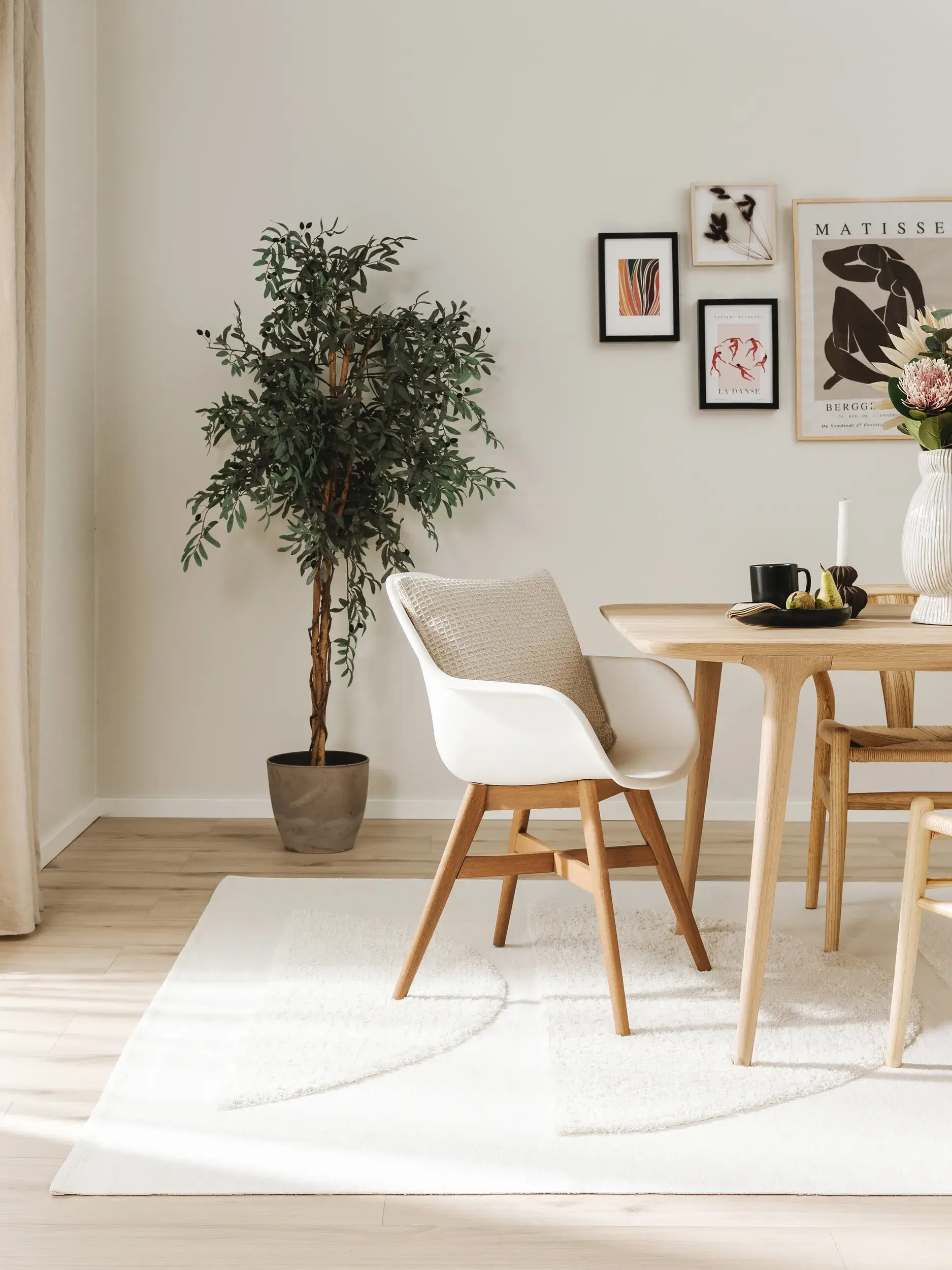 Teppich aus 100% Bio Baumwolle in Beige mit 100% Bio Baumwolle hohem Flor von benuta Pop