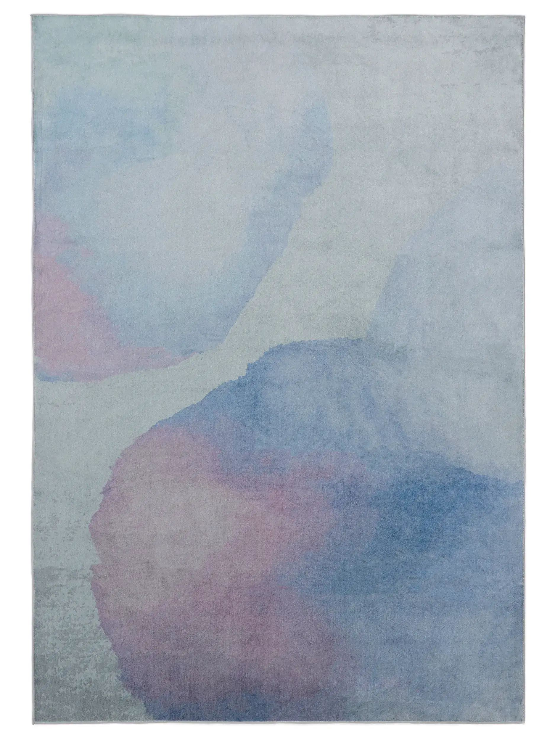 Rug made of 100% Polyester in Grey with a 100% Polyester high pile by benuta Pop