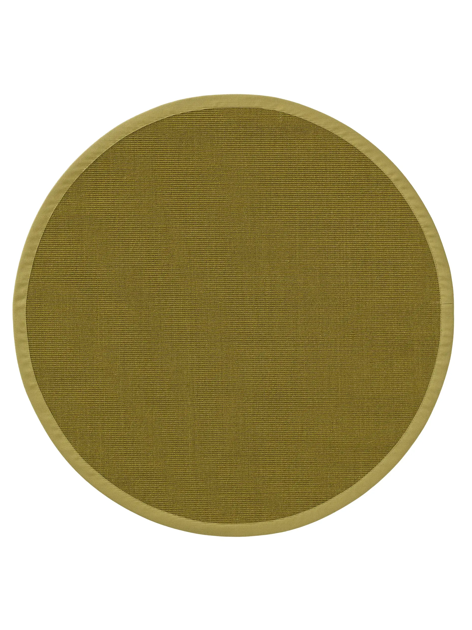 Teppich aus 100% Sisal in Grün mit 100% Sisal hohem Flor von benuta Nest