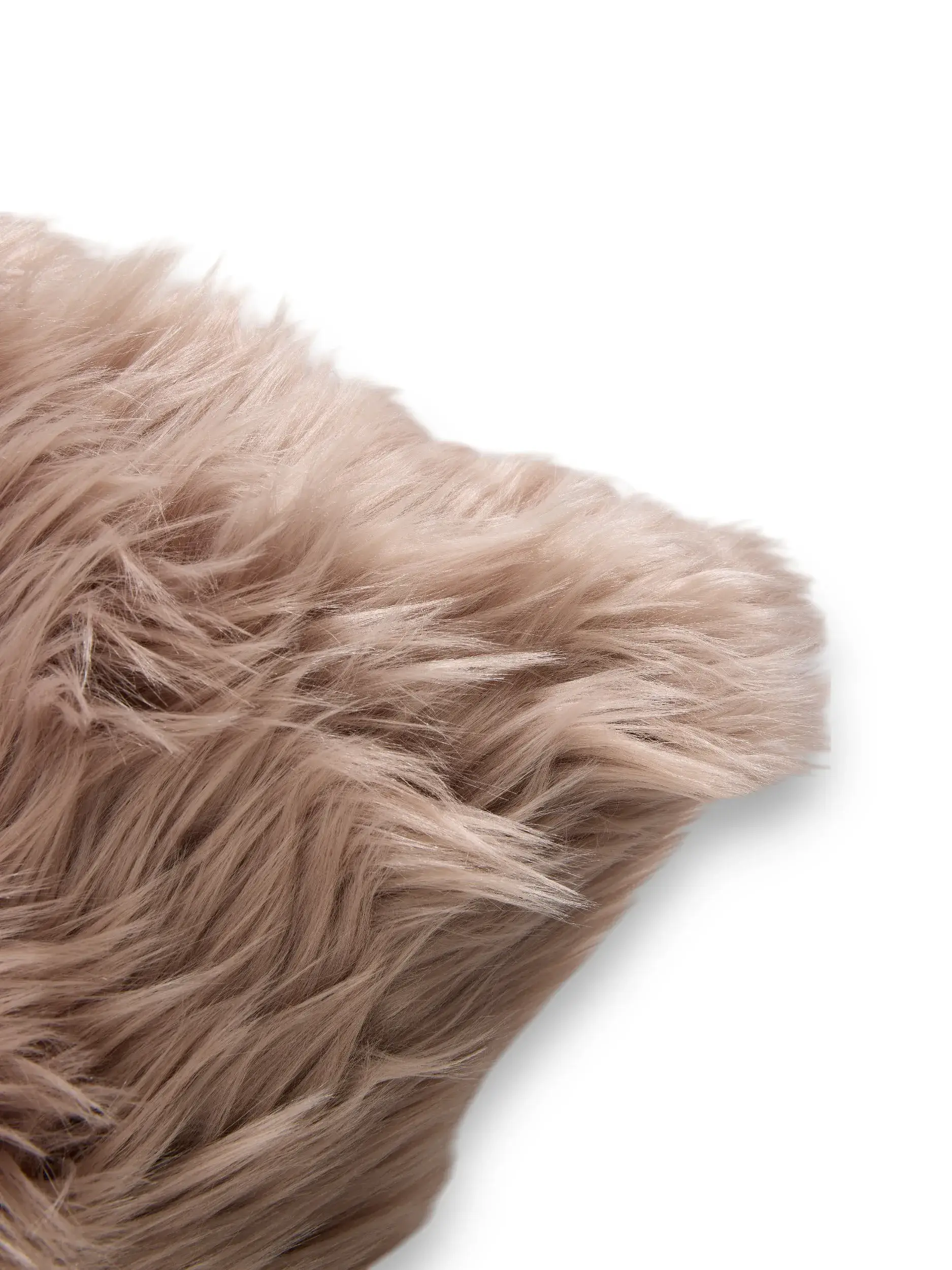 Kissen Nanuk Beige i Einfarbig-design laget av 70 % polyakryl, 30 % polyester fra benuta Pop