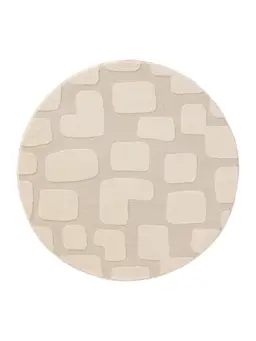 Teppich rund Eve Cream