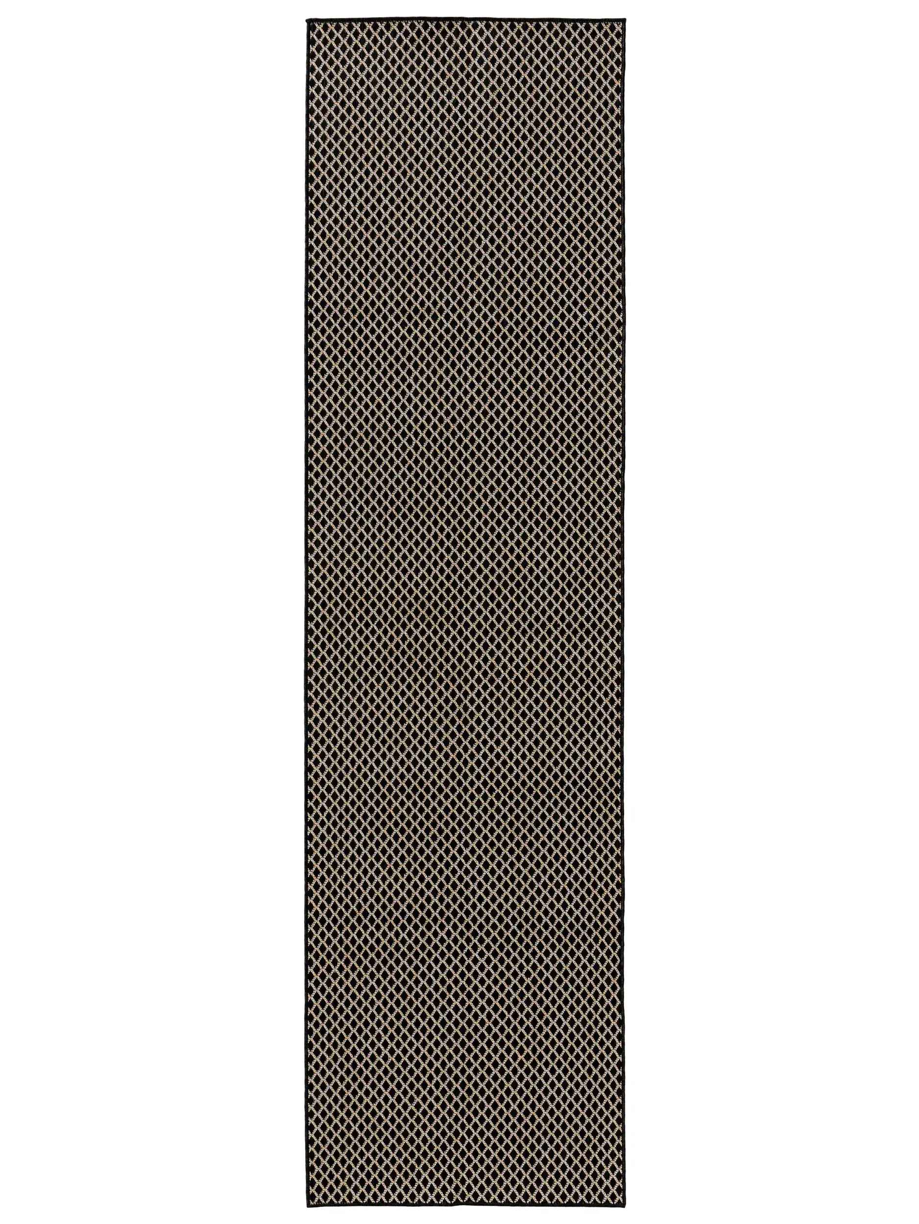 Matto 100% Polypropeenia värissä Musta/valkoinen 100% Polypropeeni korkealla nukalla merkiltä benuta Basic