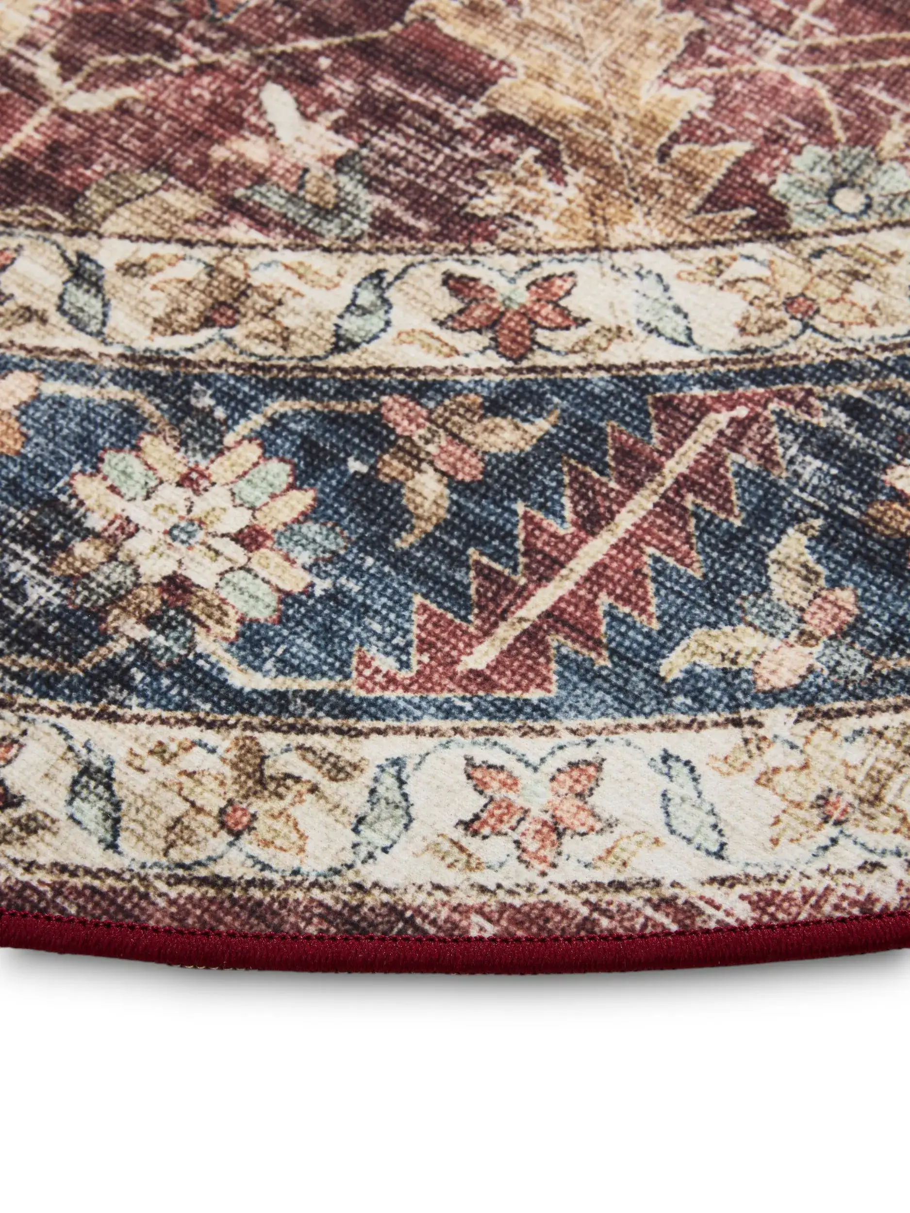 Rug made of 100% Polyester in Multicolour with a 100% Polyester high pile by benuta Basic