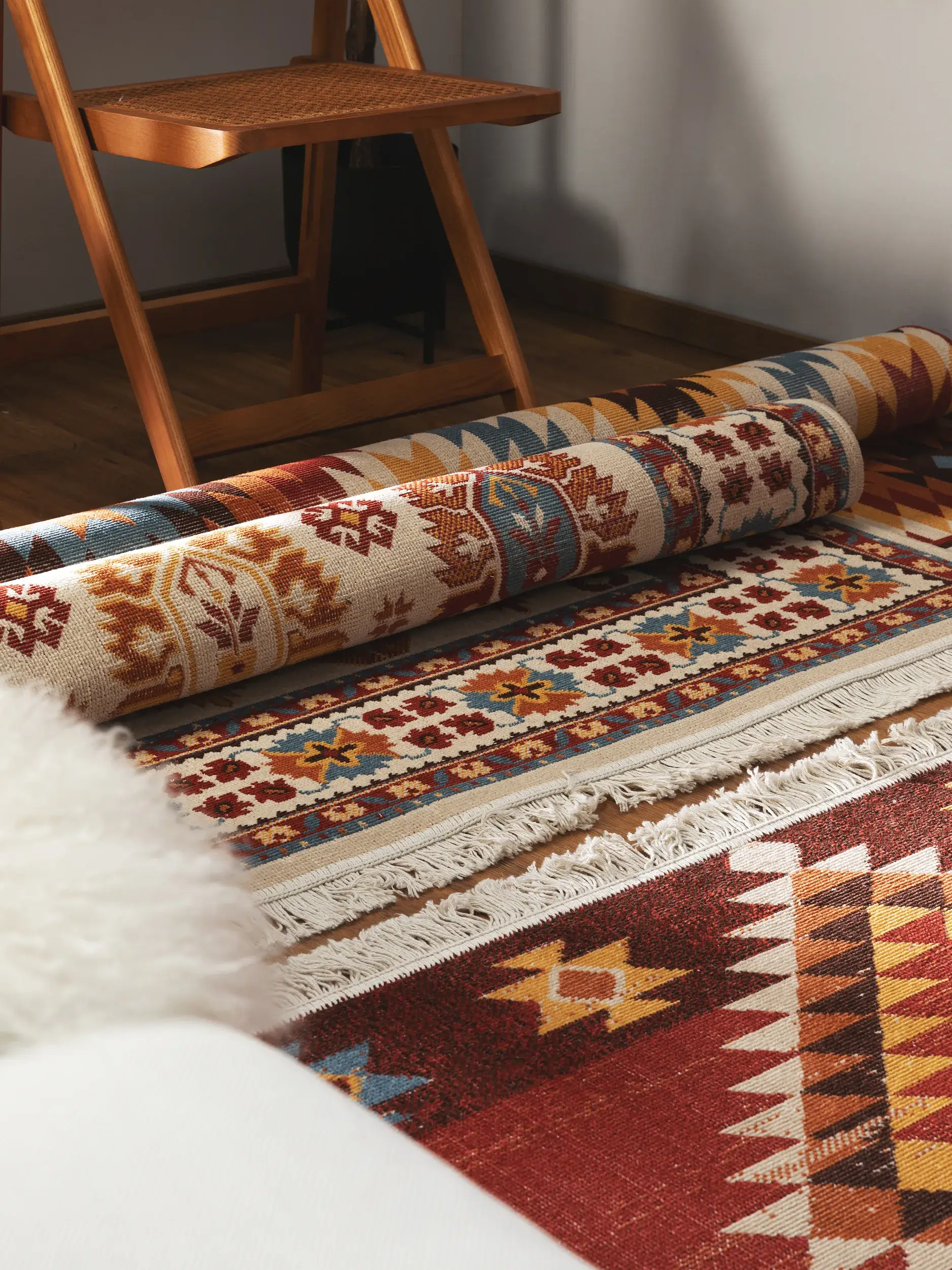 Teppich Kira aus 60% Baumwolle, 40% Polypropylen in Multicolor von benuta Nest
