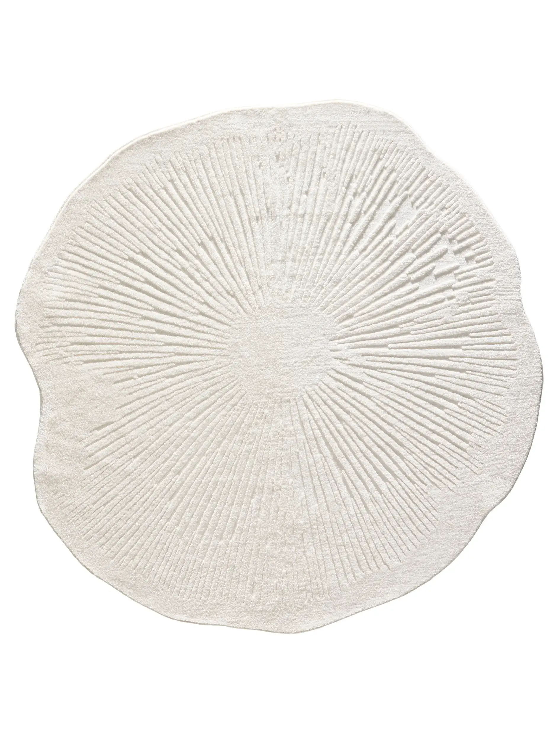 Tappeto di 100% Poliestere in Beige con pelo alto 100% Poliestere da benuta POP
