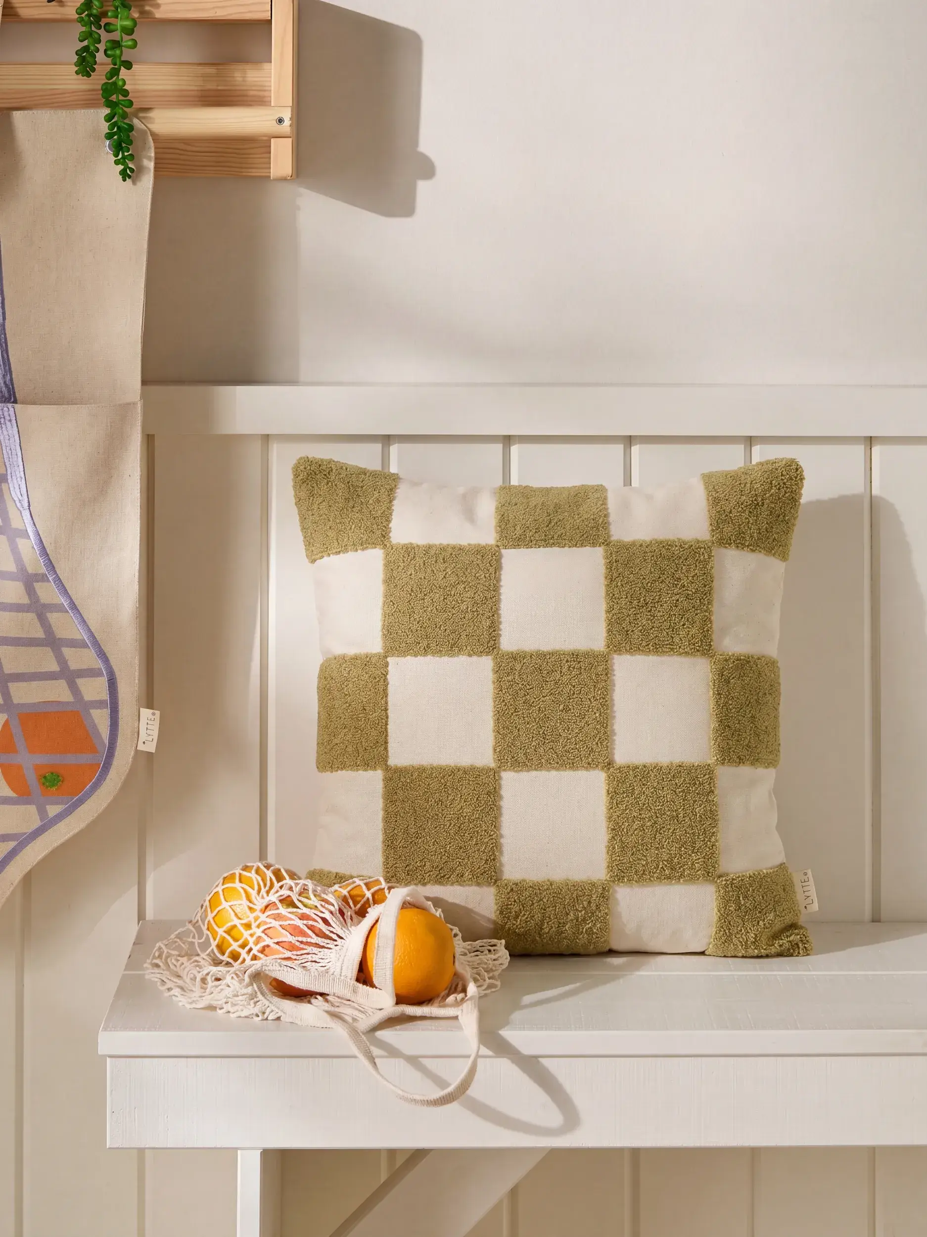 Cushion Caro Green by Lytte
