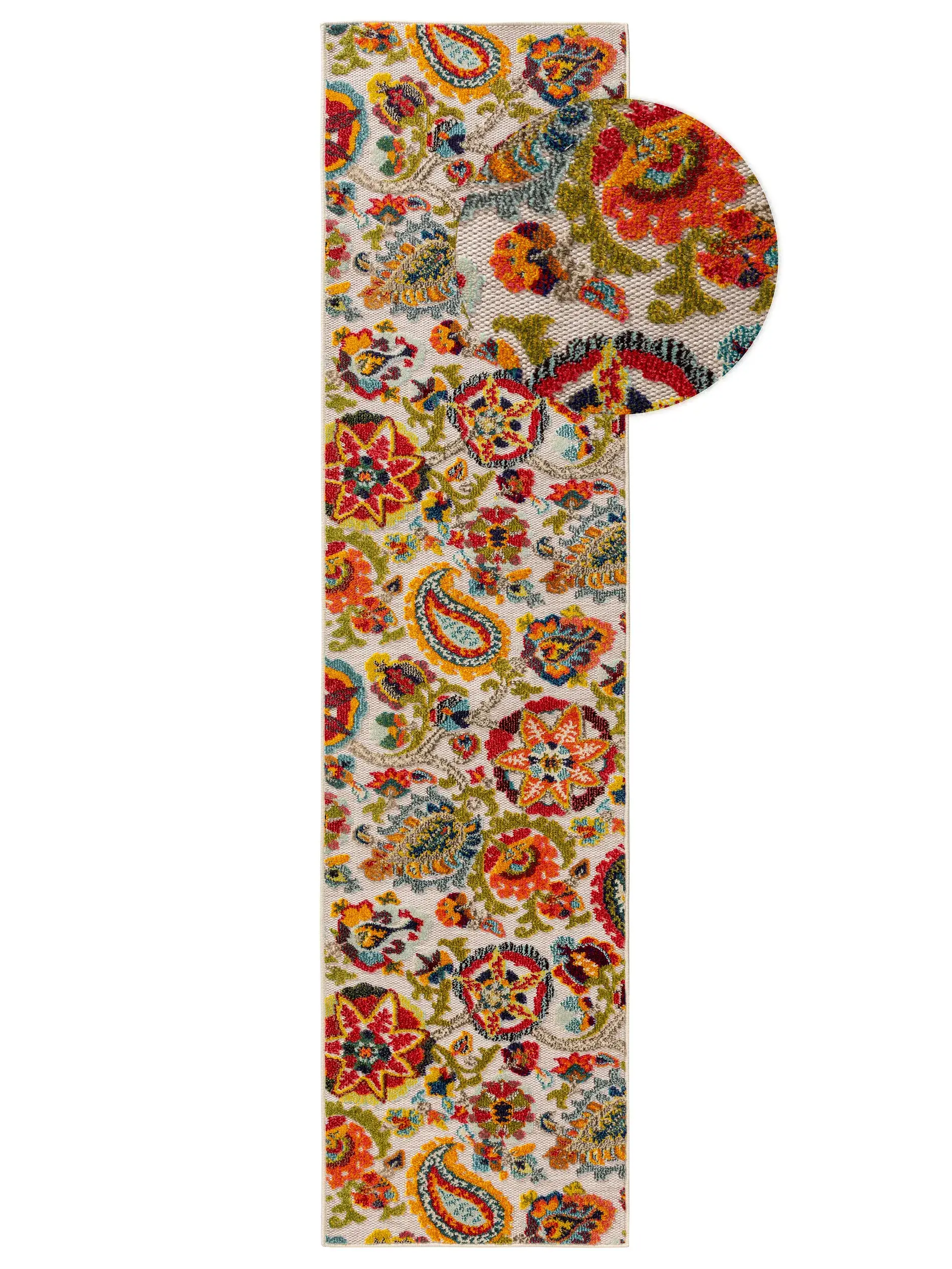 Teppich aus 100% Polypropylen in Multicolor mit 100% Polypropylen hohem Flor von benuta Nest