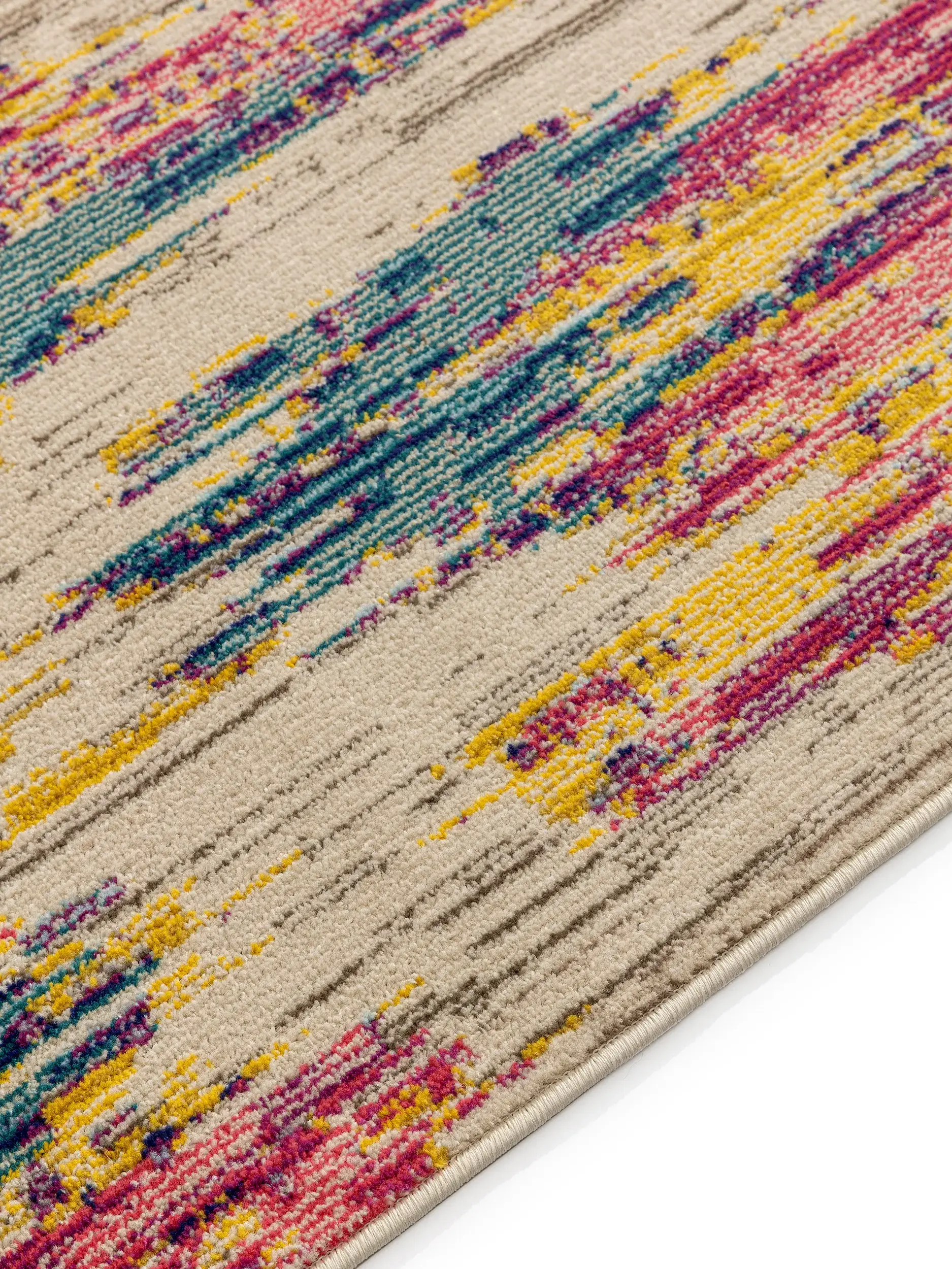 Teppich aus 100% Polypropylen in Multicolor mit 100% Polypropylen hohem Flor von benuta Nest