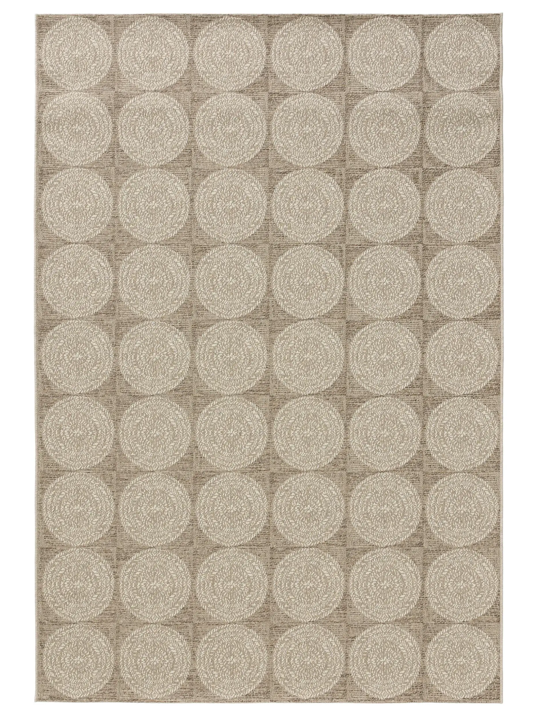 Rug made of 100% Polypropylen in Beige with a 100% Polypropylen high pile by benuta Pop