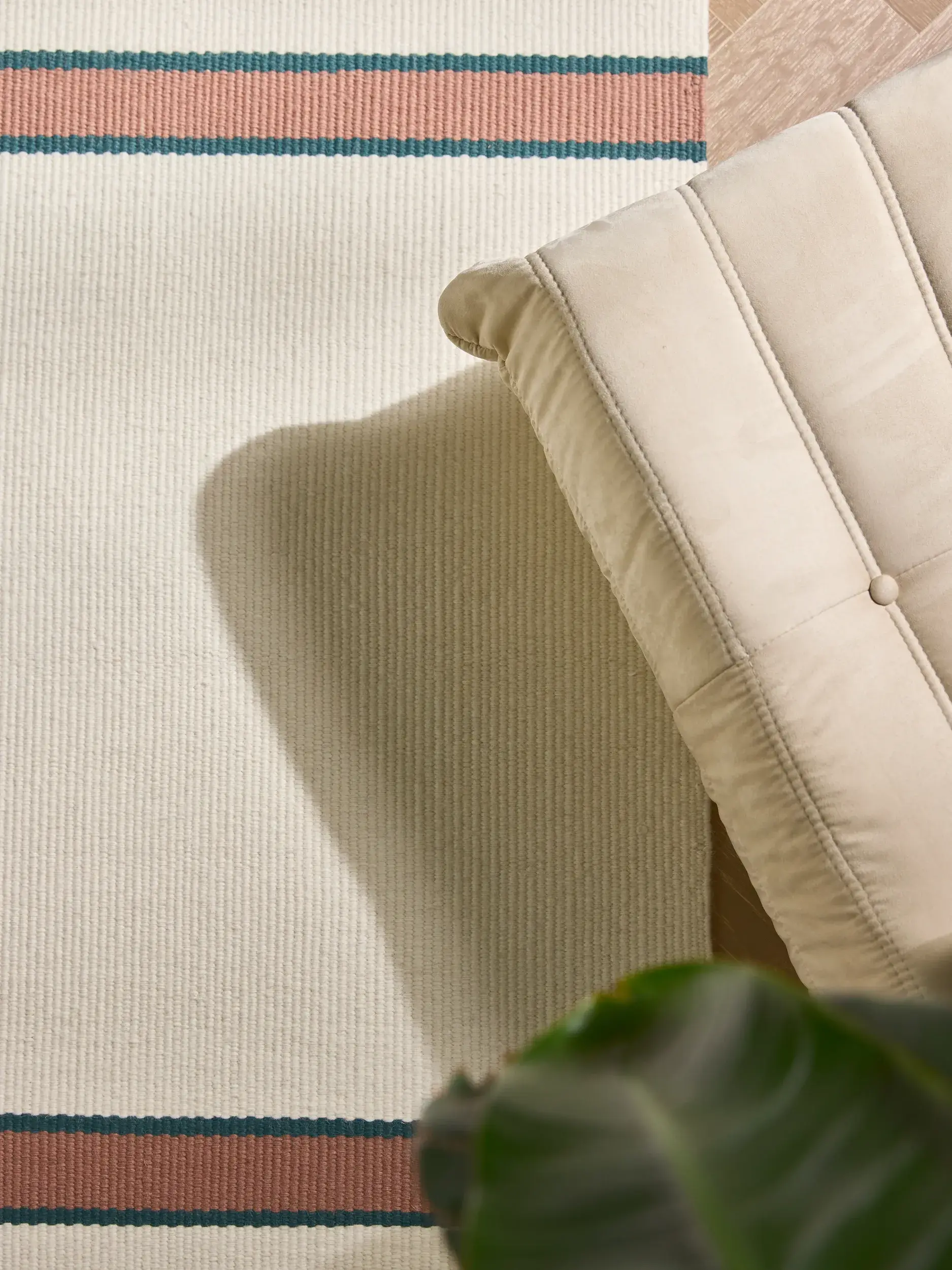 Rug made of 100% Wolle in Beige with a 100% Wolle high pile by benuta Pure