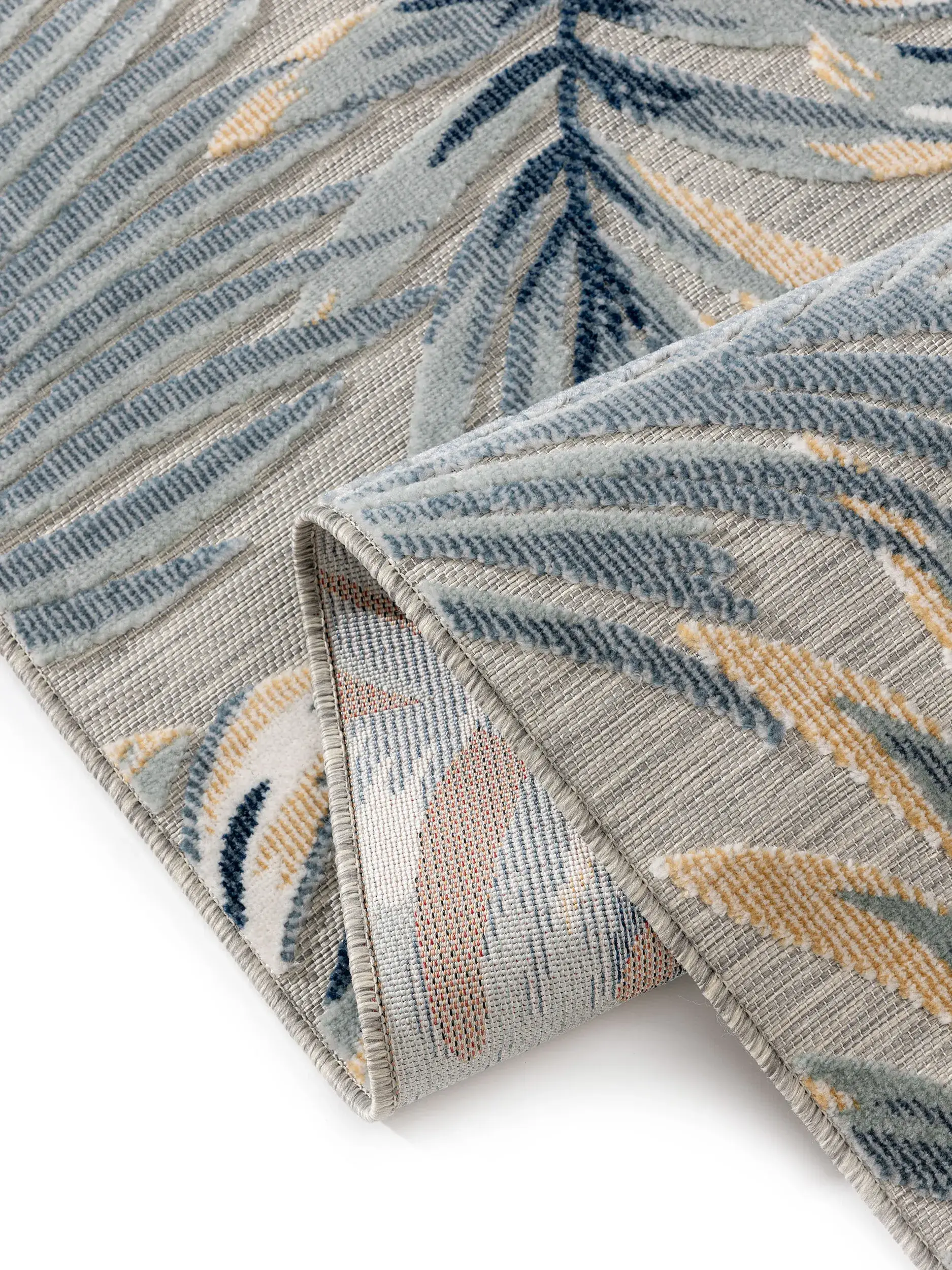 Rug made of 100% Polypropylen in Multicolour with a 100% Polypropylen high pile by benuta Basic