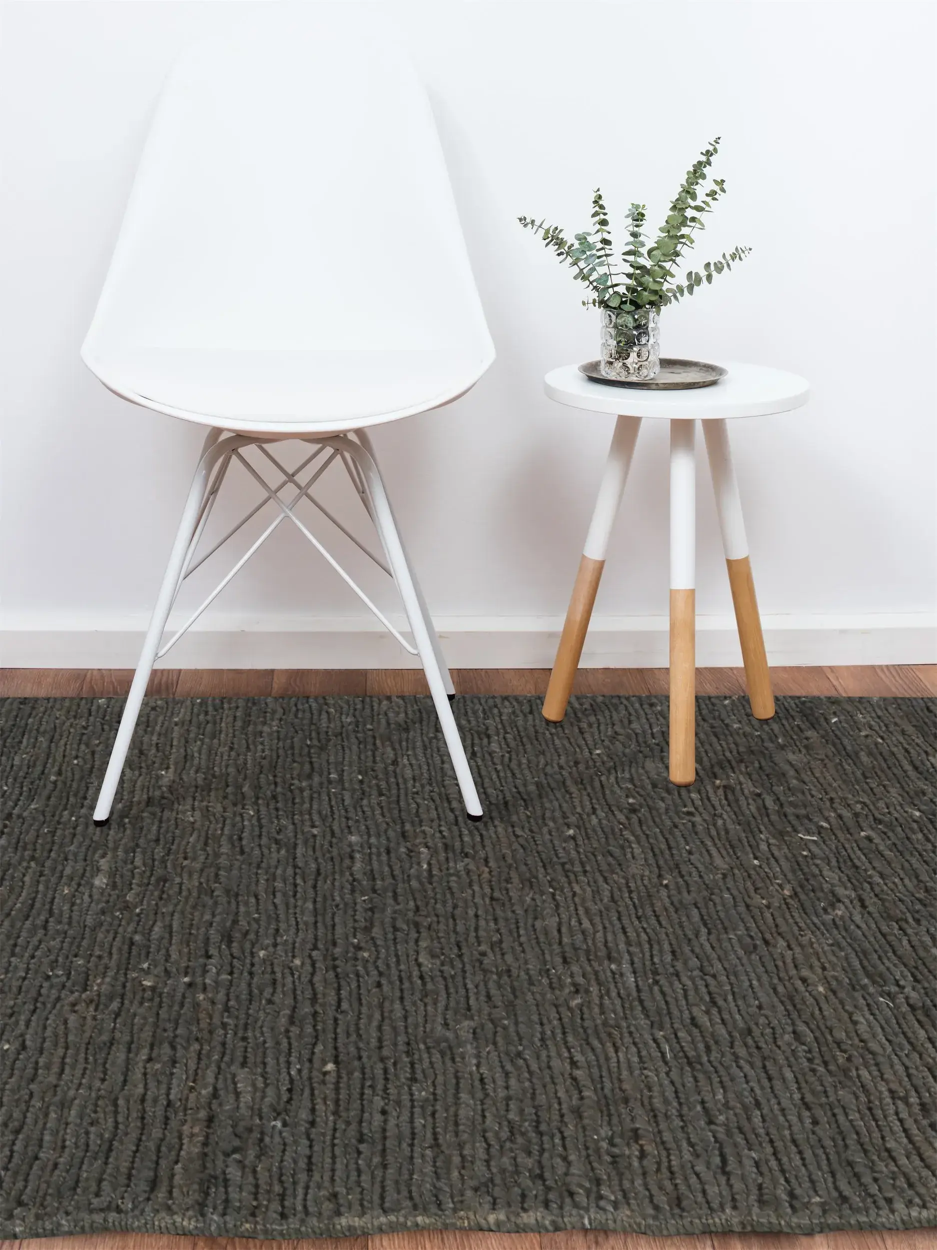 Teppich Terra aus 100% Jute in Grau von benuta