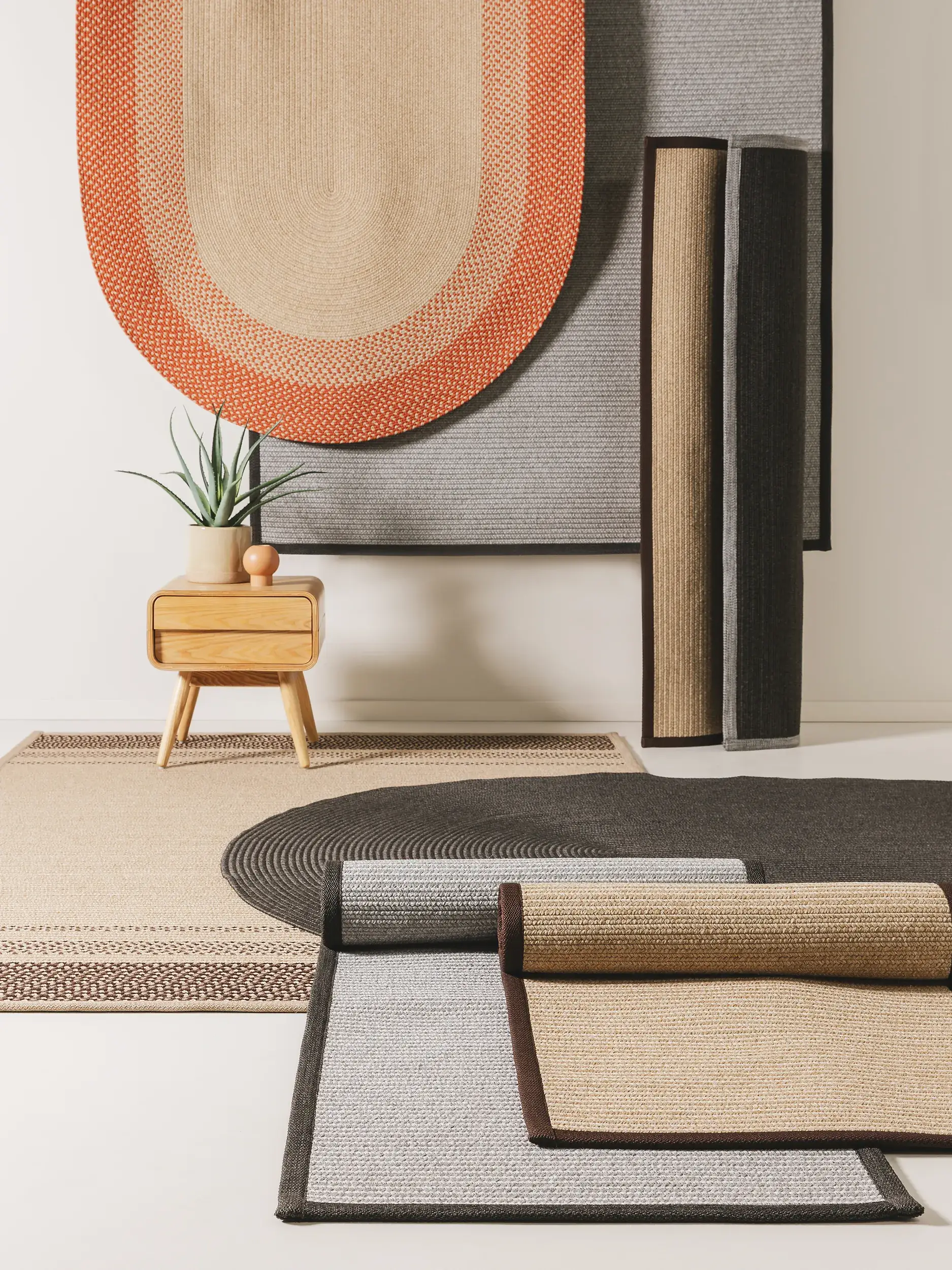 Rug made of 80% Polypropylen, 20% Polyester in Grau with a 80% Polypropylen, 20% Polyester high pile by benuta Nest