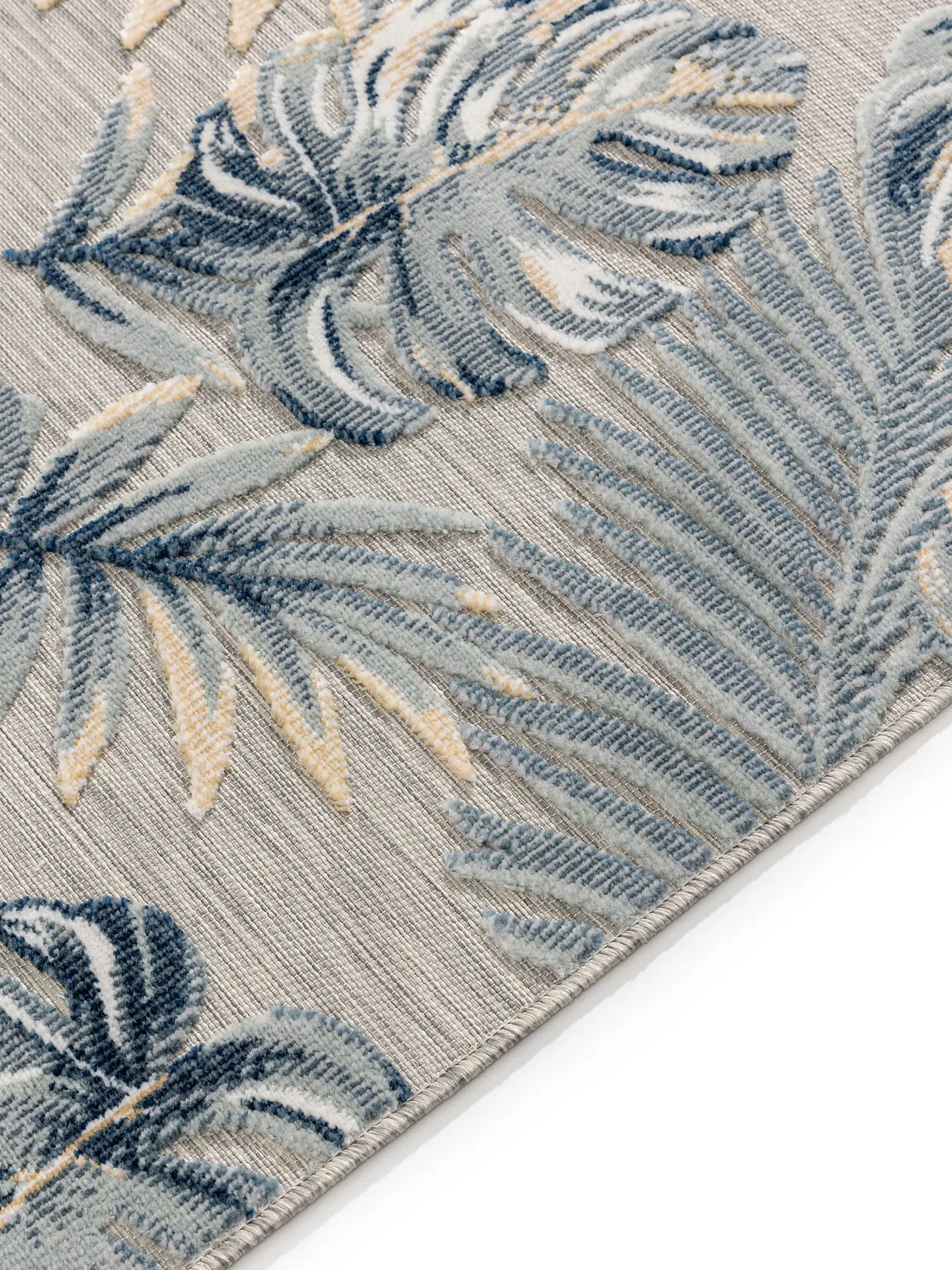 Rug made of 100% Polypropylen in Multicolour with a 100% Polypropylen high pile by benuta Basic