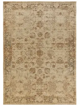 Flatvävd matta Frencie Beige