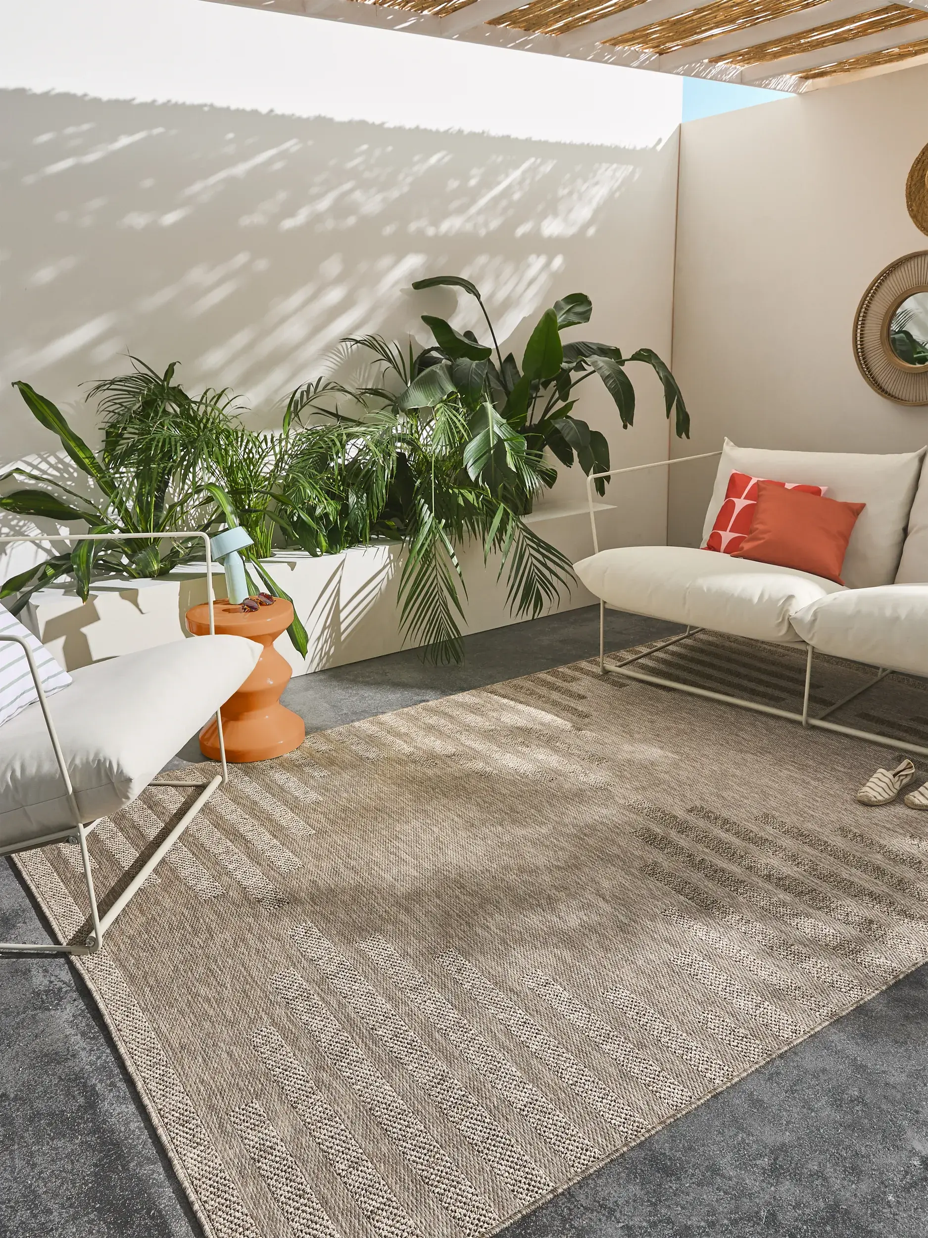 Teppich Naoto aus 100% Polypropylen in Beige von benuta Nest
