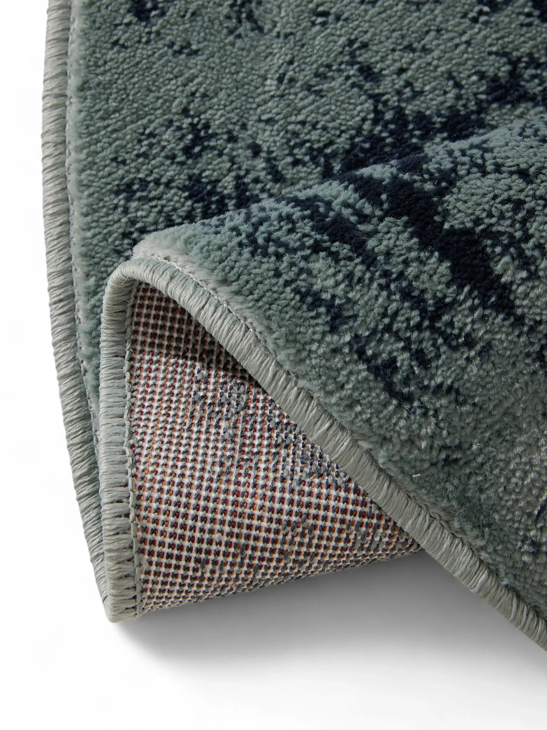Rug made of 100% Polypropylen in Turquoise with a 100% Polypropylen high pile by benuta Basic