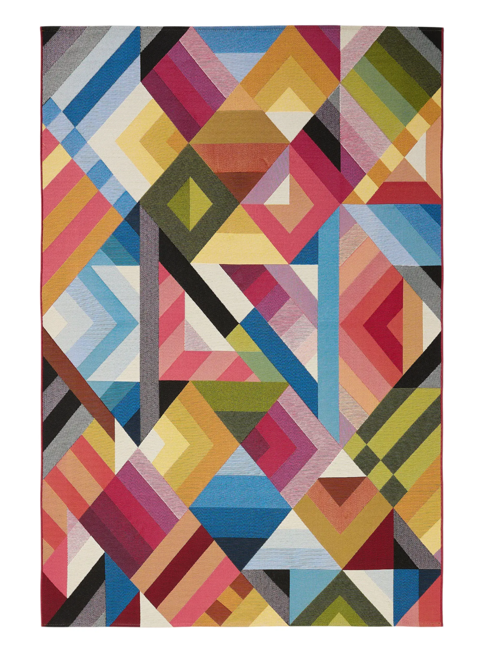 Tappeto di 76% Polipropilene, 23% Poliestere, 1% Lattice in Multicolor con pelo alto 76% Polipropilene, 23% Poliestere, 1% Lattice da benuta POP