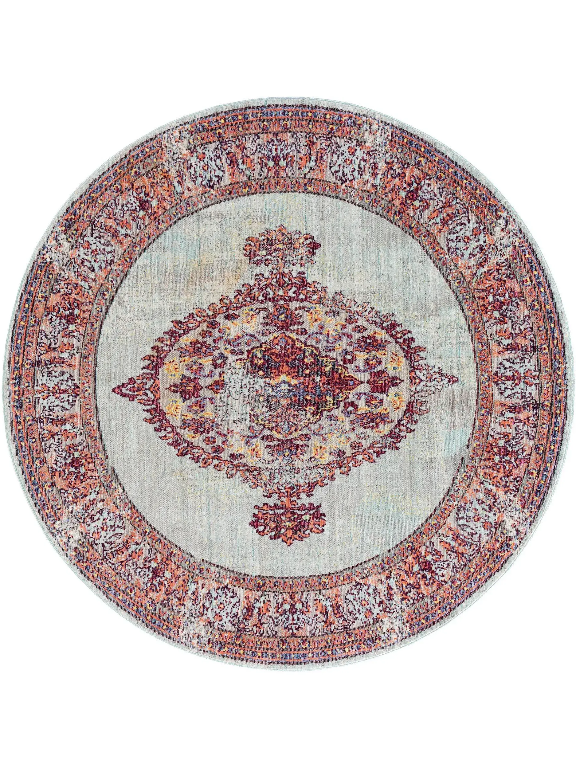 Teppich aus 100% Polyester in Multicolor mit 100% Polyester hohem Flor von benuta