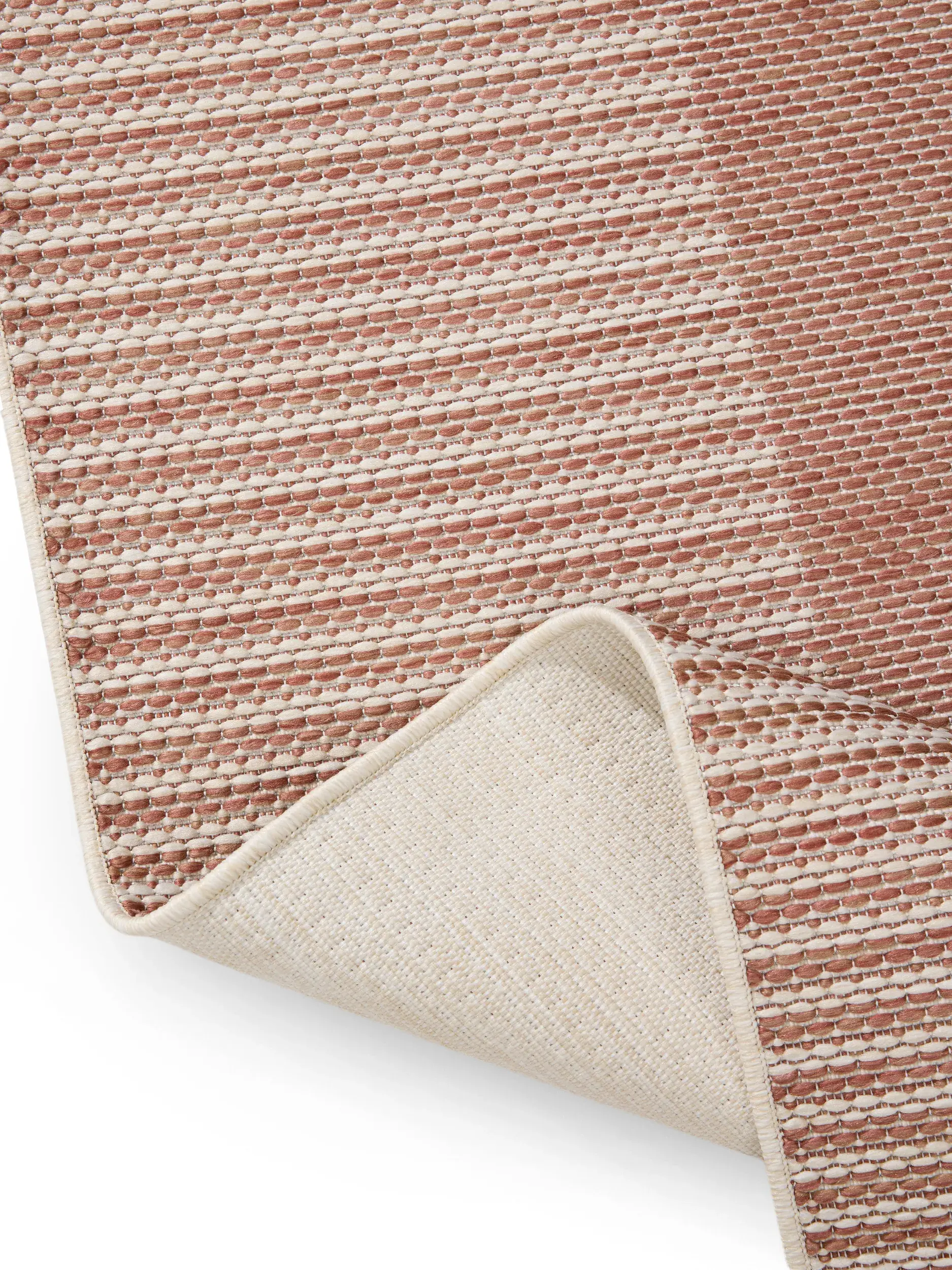 Teppich aus 100% Polypropylen in Braun mit 100% Polypropylen hohem Flor von benuta Nest
